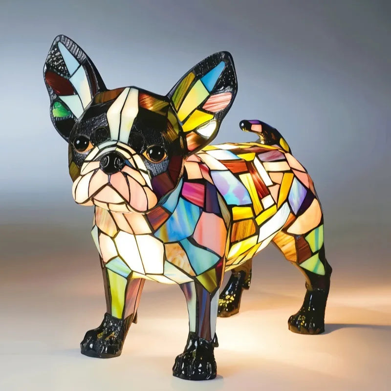 LumiWoof – バークサイドランプ ボストンチャーム付き