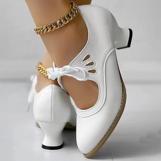 Zydrune - ヴィンテージレザー ハイヒール パンプス