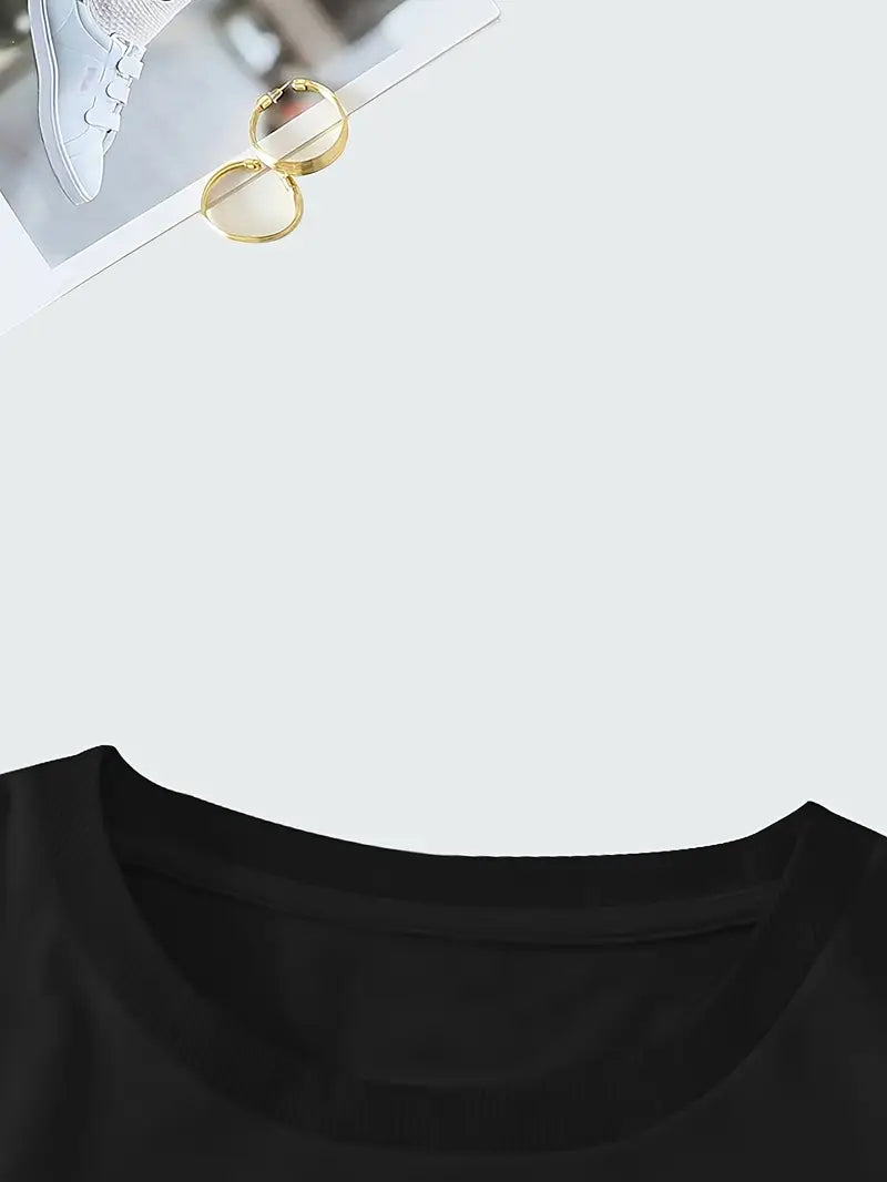 Aimilia - フローラルプリントのエレガントな半袖Tシャツ