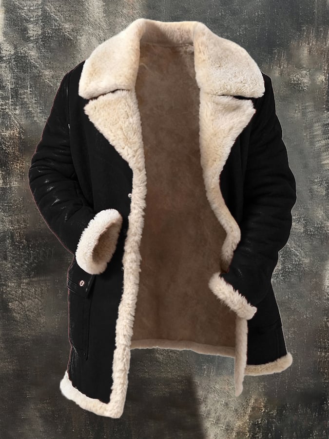 Wojciech - 温もりのある厚手のぬいぐるみ風ジャケット