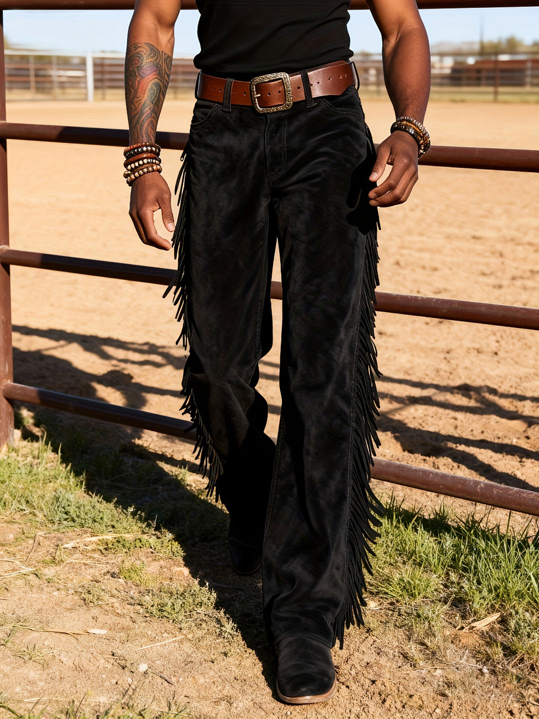 Altan - カジュアル レトロ ウエスタン フリンジ パンツ