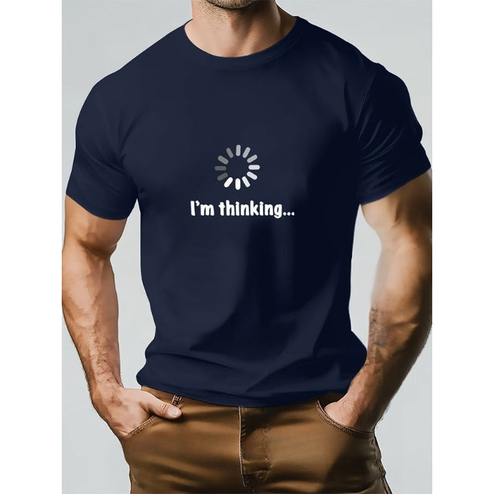 Think – コットンとプリントのTシャツ