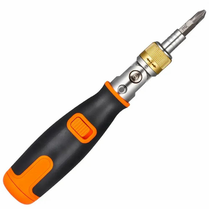 ToolFlex - 10 in 1 ポータブルラチェットドライバーセット