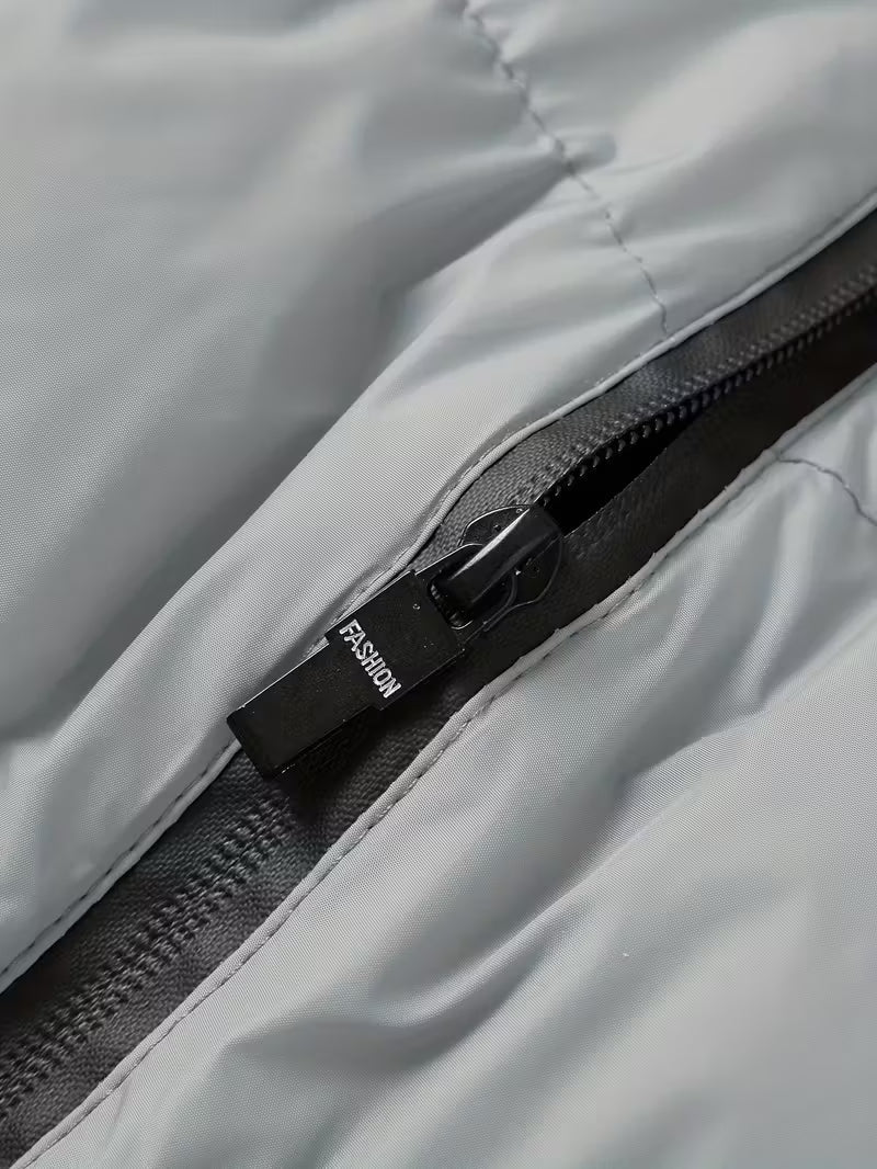 Amaury - カジュアル ジップアップ ダウンベスト