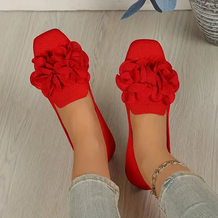 Catriona - フローラルメアリージェーンフラットヒール