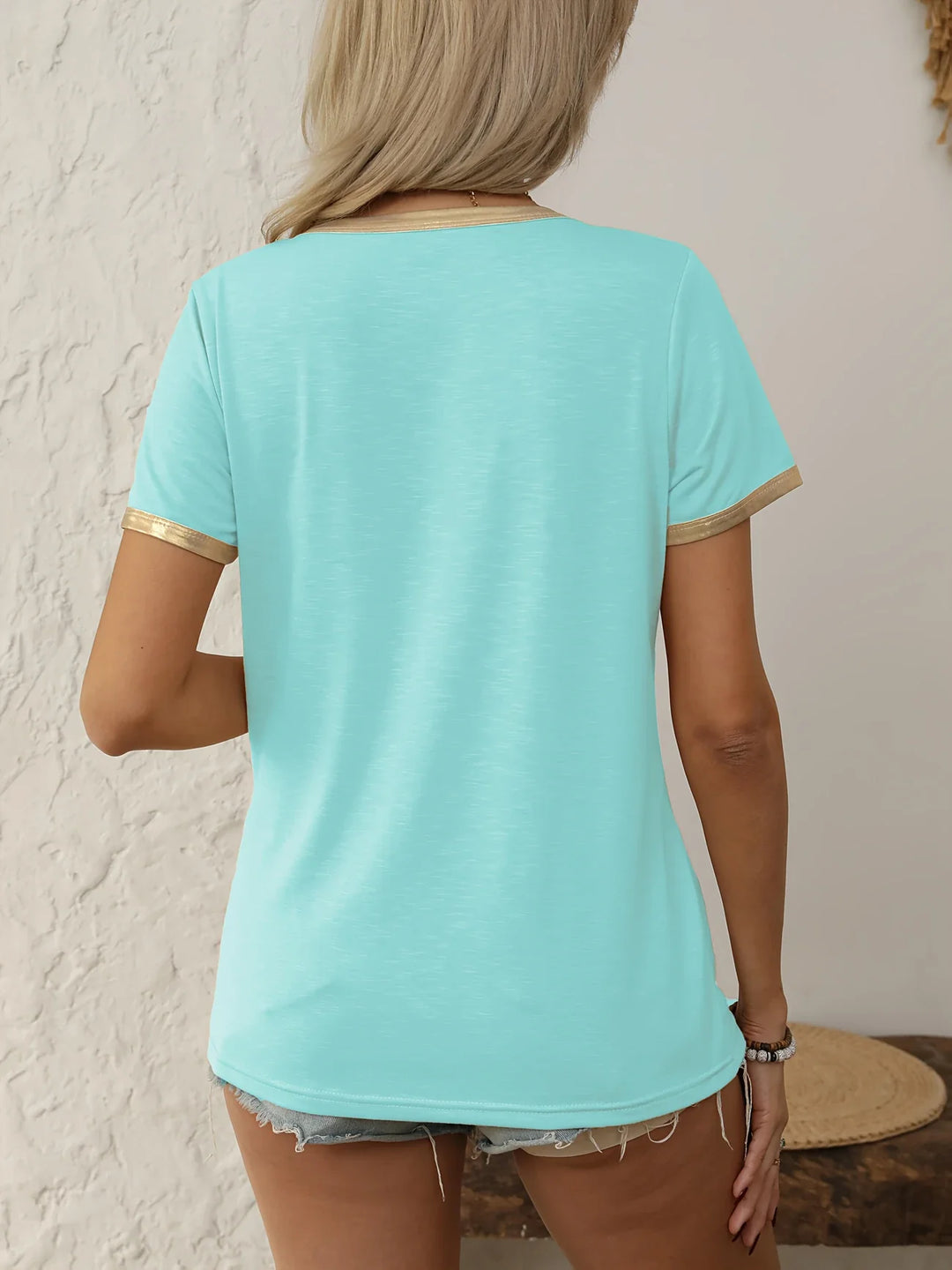 Krissy - カジュアル クルーネック Tシャツ