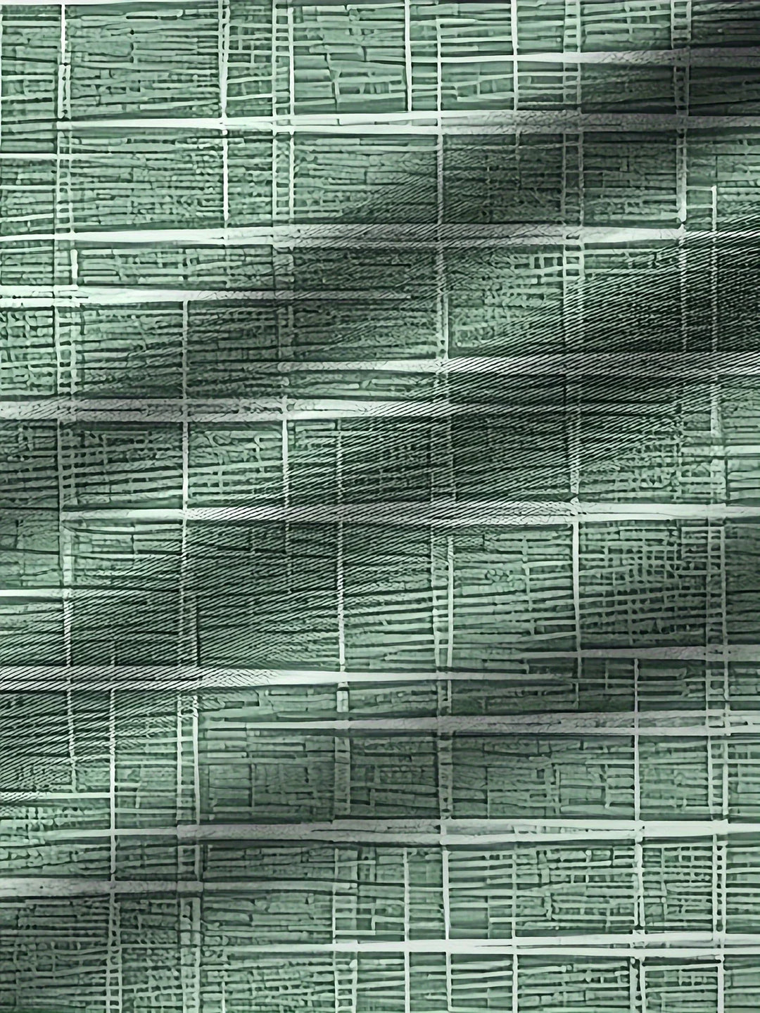 Haroyan - スタイリッシュなチェックストライプ柄シャツ