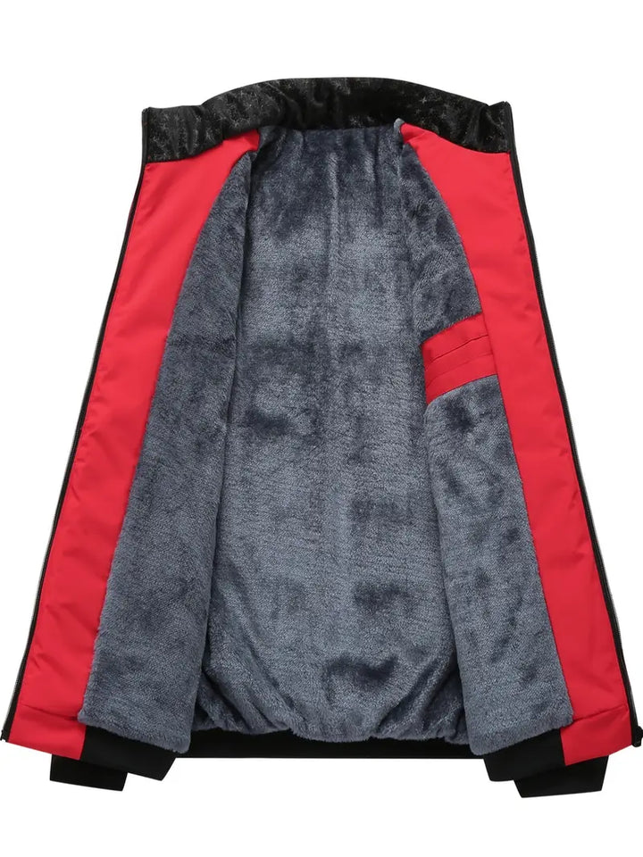 Bavuma - ジッパー付きカジュアルポリエステルジャケット