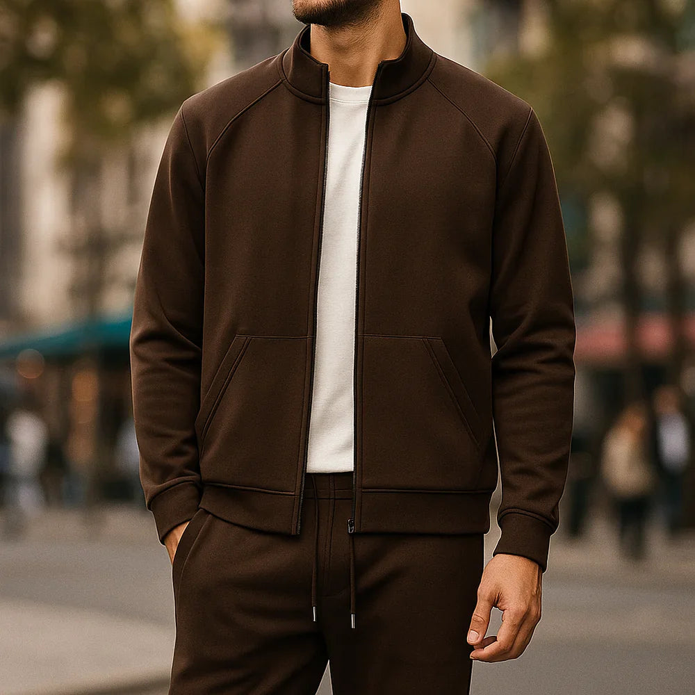 Brook - カジュアル ジップアップ トラックスーツ セット