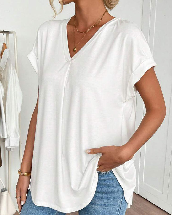 Enya - プレートバックの半袖Tシャツ