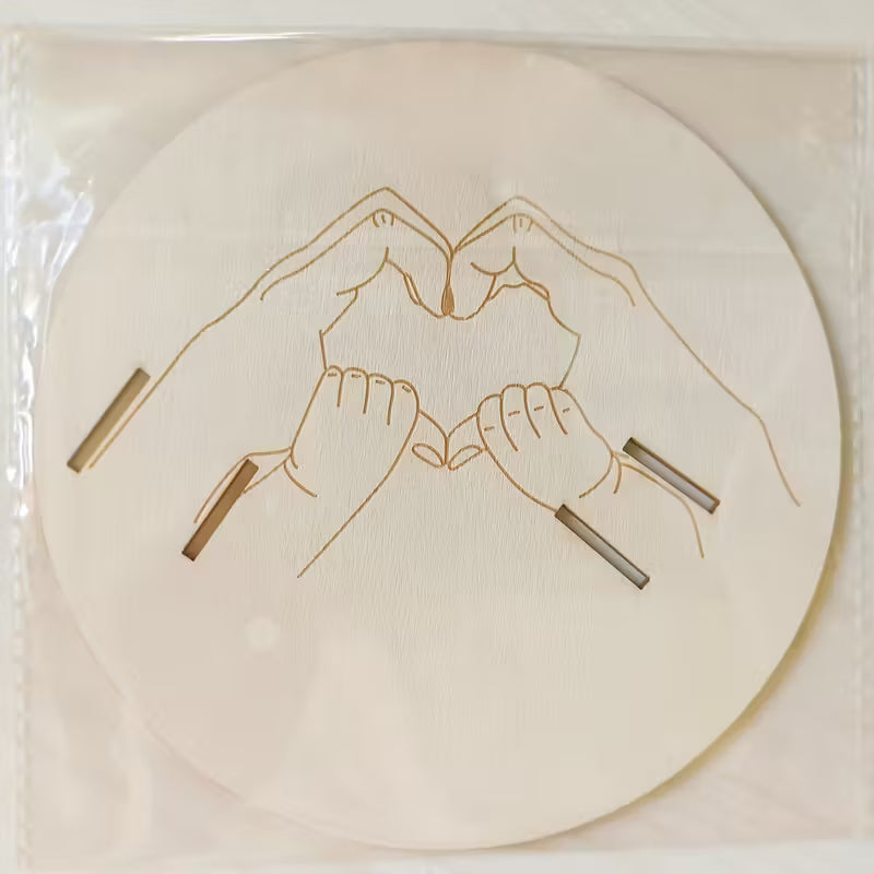 BirthMark - 木製誕生ブレスレットプレート