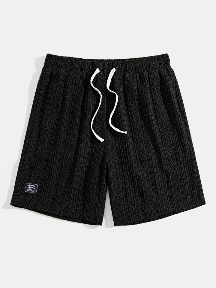Andrew - 調整可能なドローストリングウエストのショートパンツ