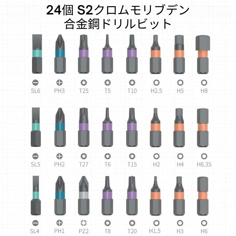 UltraFix - 1ラチェットドライバー工具セットの24