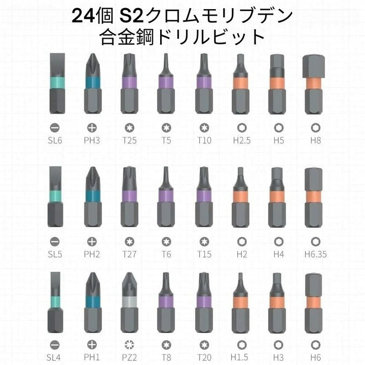 UltraFix - 1ラチェットドライバー工具セットの24