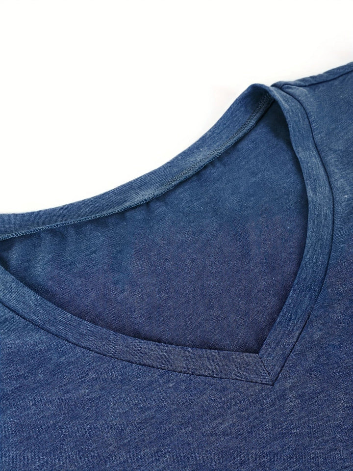 Kizzy - 通気性のあるペタルスリーブTシャツ