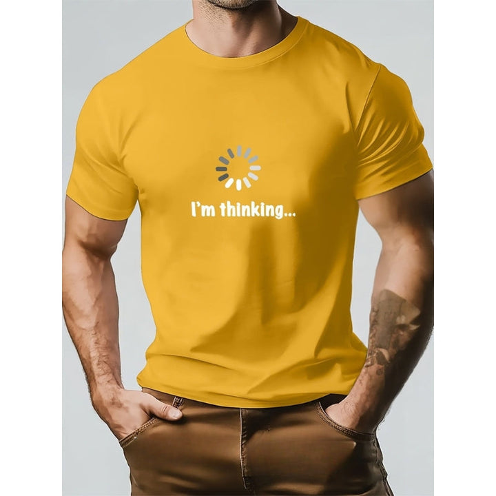 Think – コットンとプリントのTシャツ