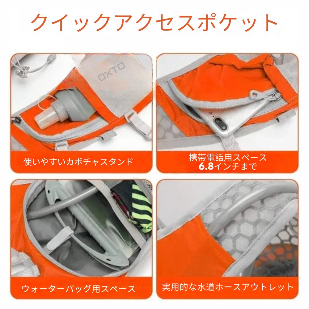 VelocityPack - サイクリストのための防水多機能バックパック