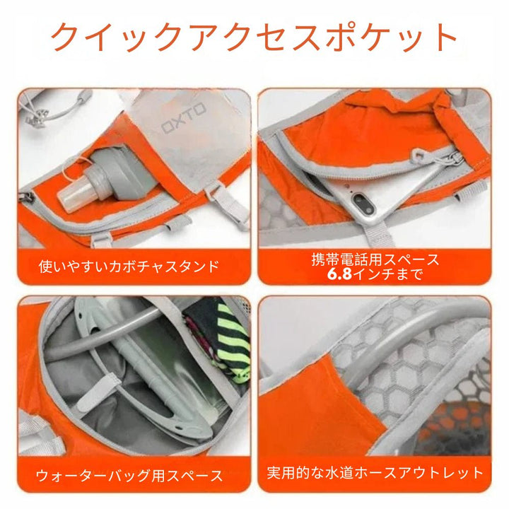 VelocityPack - サイクリストのための防水多機能バックパック