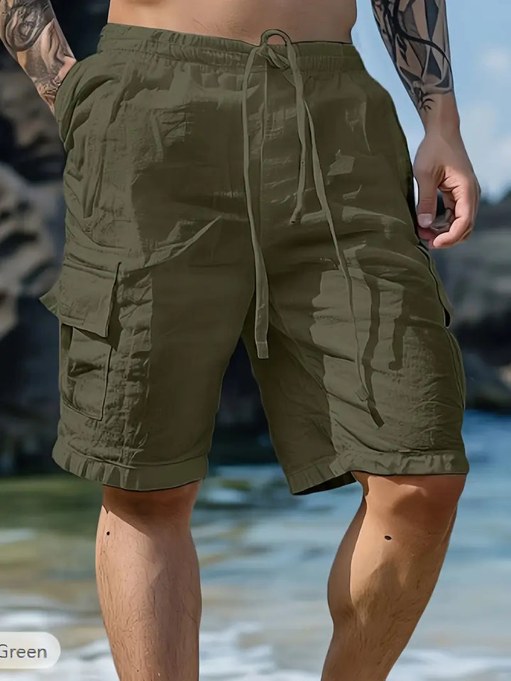 Titov - 通気性のある伸縮性ショートパンツ