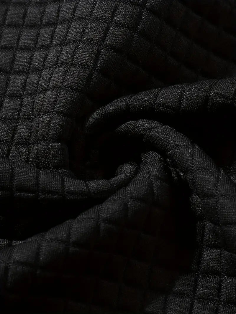 Arvid - カラーブロック テクスチャード フード付きパーカー