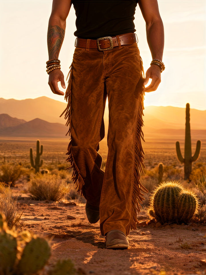 Altan - カジュアル レトロ ウエスタン フリンジ パンツ