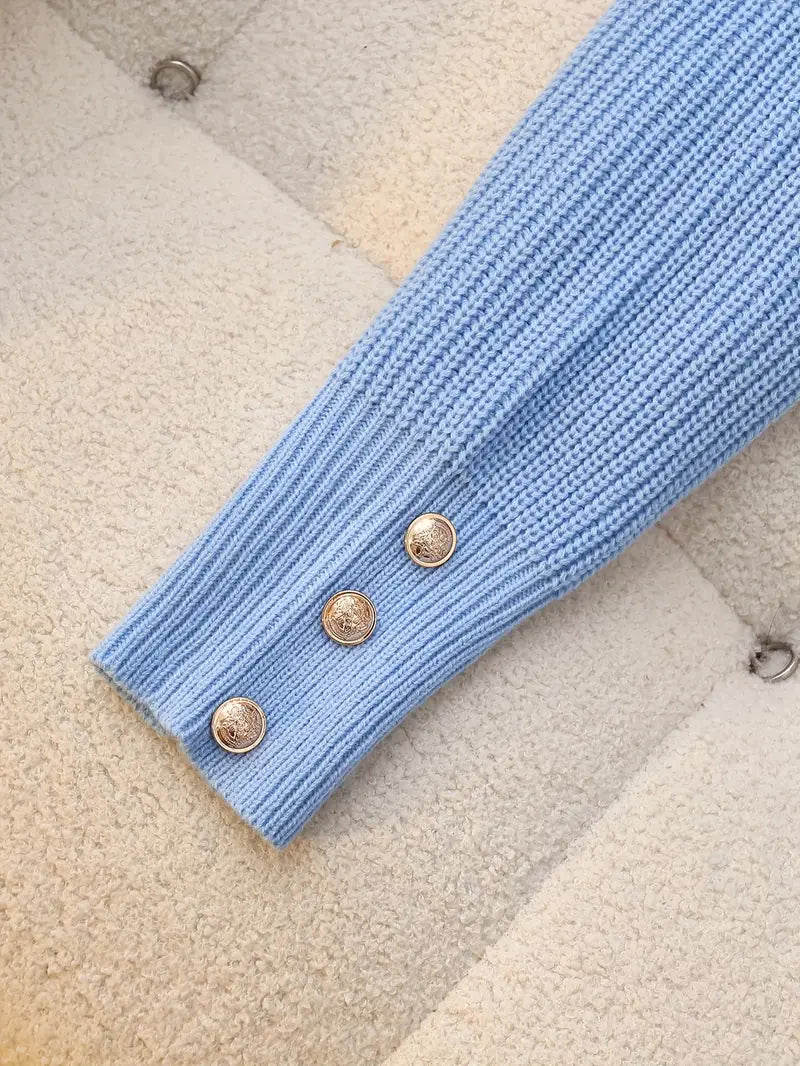 Carlotta - エレガントな長袖リブ編みセーター