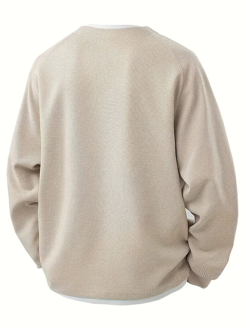 Aldous - ワッフル素材のロングスリーブTシャツ