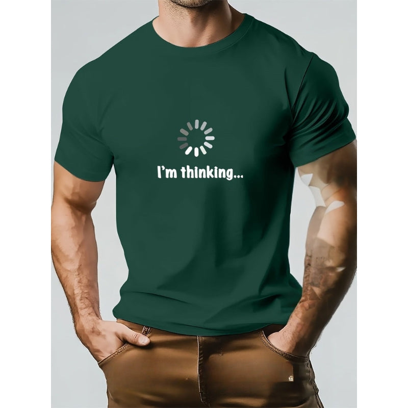 Think – コットンとプリントのTシャツ