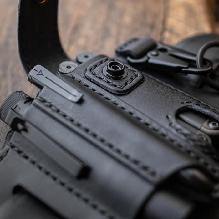 Beltora - 本革製フクロウバックル タクティカル多機能ベルトカバー