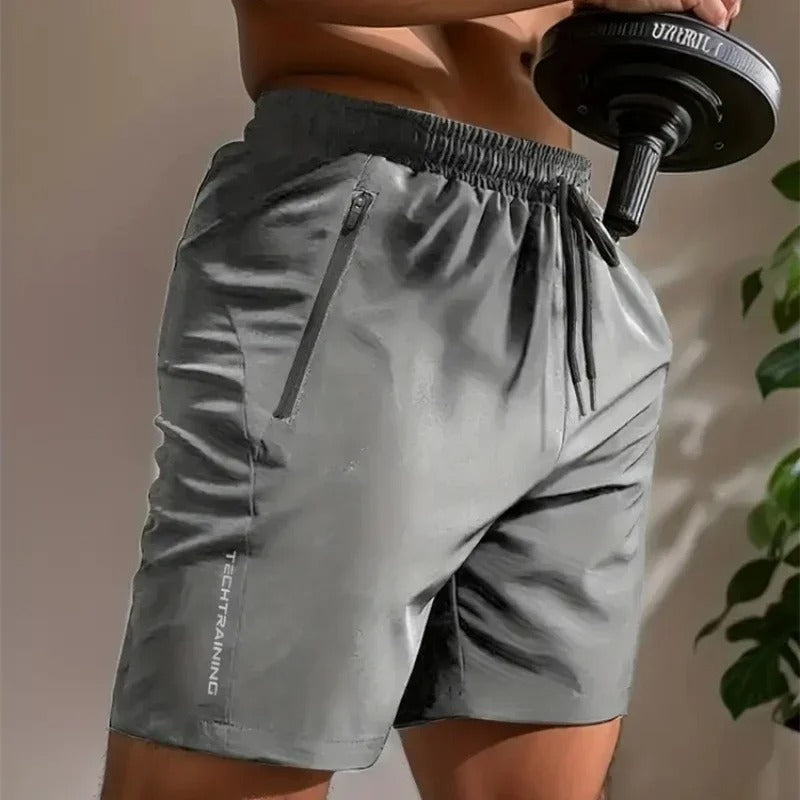 Montagnier - 通気性のあるドローストリングショートパンツ