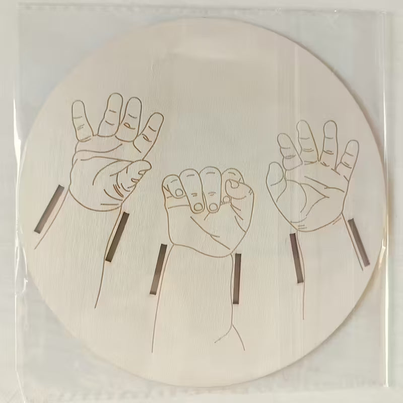 BirthMark - 木製誕生ブレスレットプレート