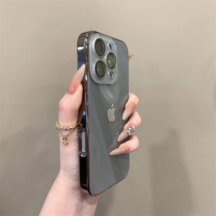 Chromelux – プレミアムメッキ加工ガラスレンズケース のために iPhone