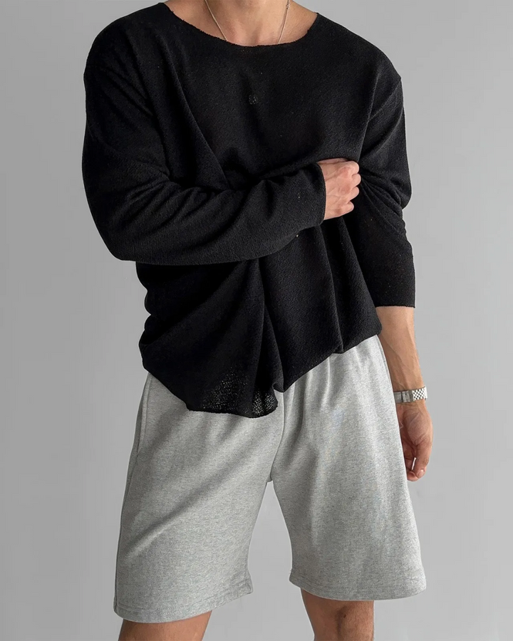 Alaric - カジュアルニットTシャツ