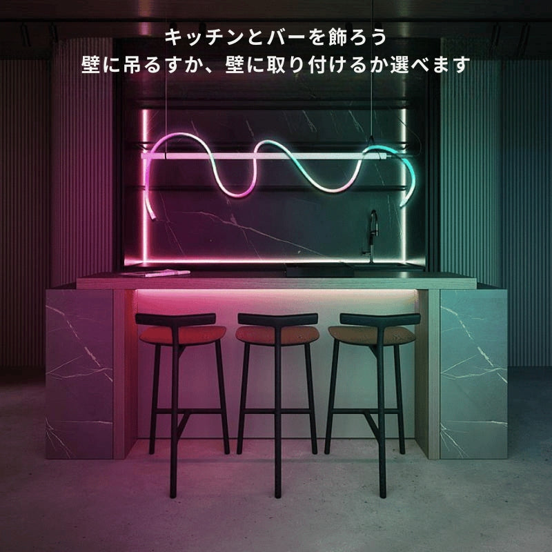 LumiRope - 360度対応 スマートRGBフレキシブルシリコンライト