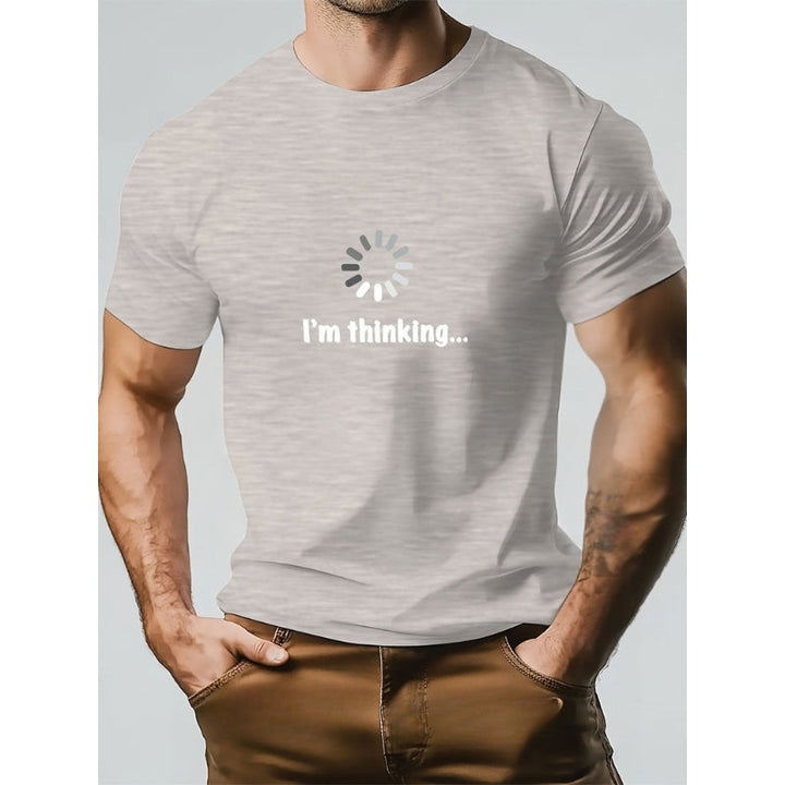 Think – コットンとプリントのTシャツ