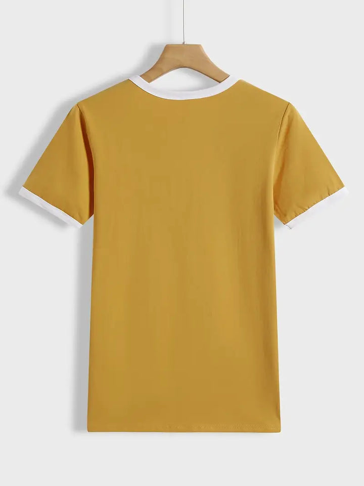 Kisara - カジュアル ショートスリーブ Tシャツ