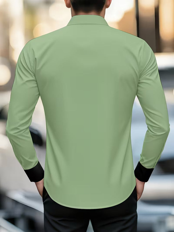 Zigmas - エレガントな長袖ボタンダウンシャツ