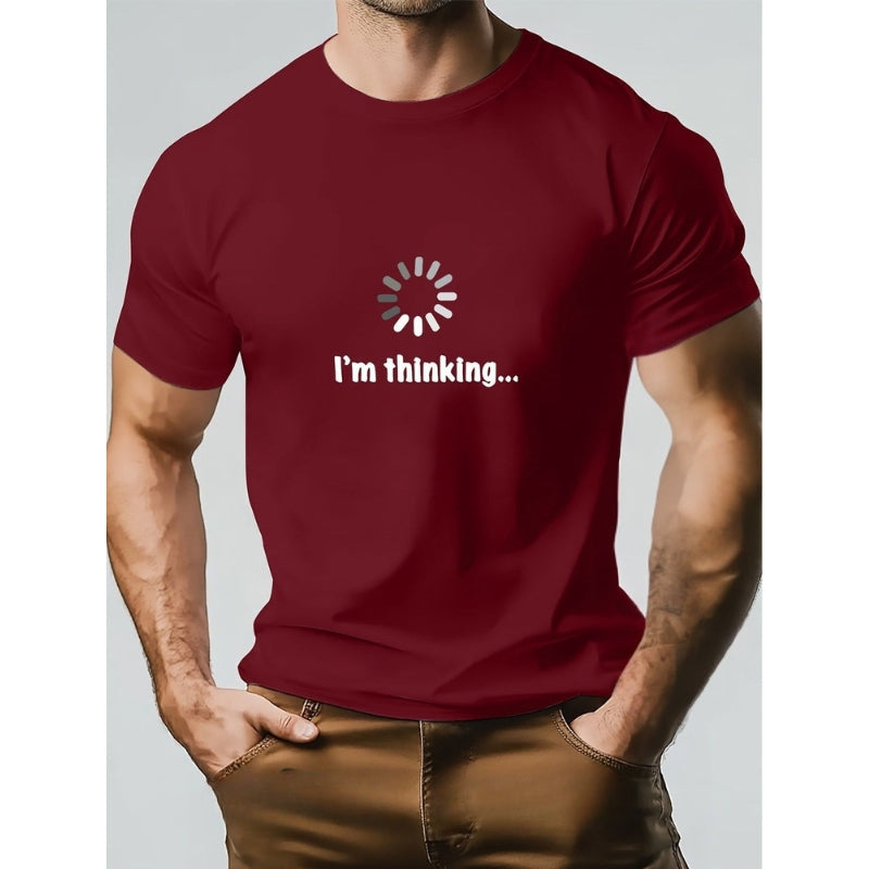 Think – コットンとプリントのTシャツ