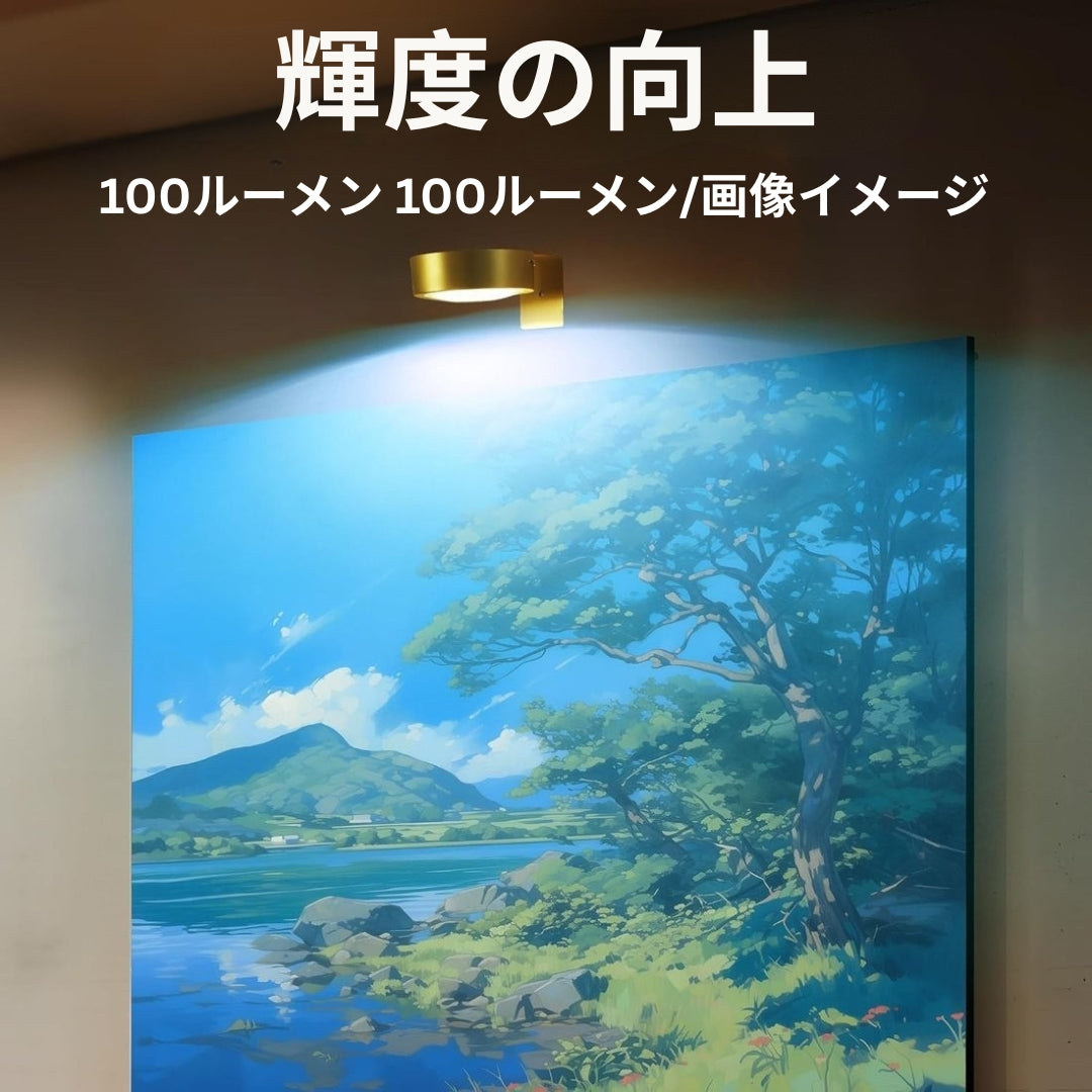 GlowFrame - 13の照明モードを備えた磁気絵画ライト ( 3個入り )