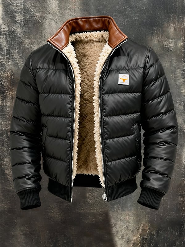 Youssouf - ヴィンテージ風ステッチ加工 アウトドアジャケット