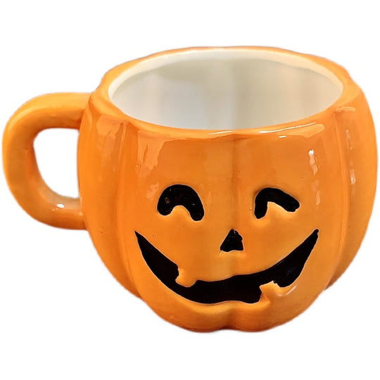GlowSip - パンプキン・スマイル ハロウィン マグカップ