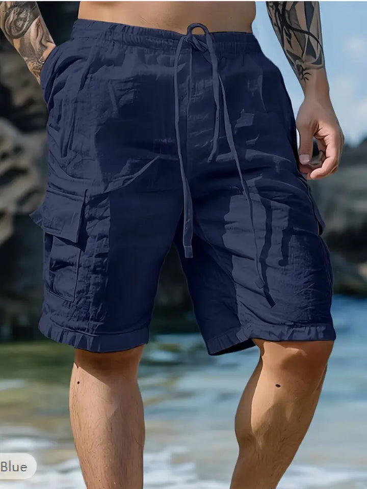 Titov - 通気性のある伸縮性ショートパンツ