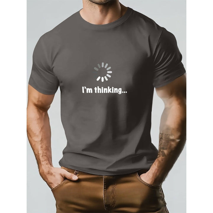 Think – コットンとプリントのTシャツ