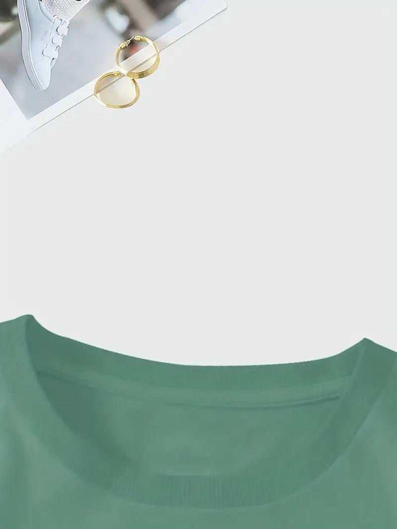 Aimilia - フローラルプリントのエレガントな半袖Tシャツ
