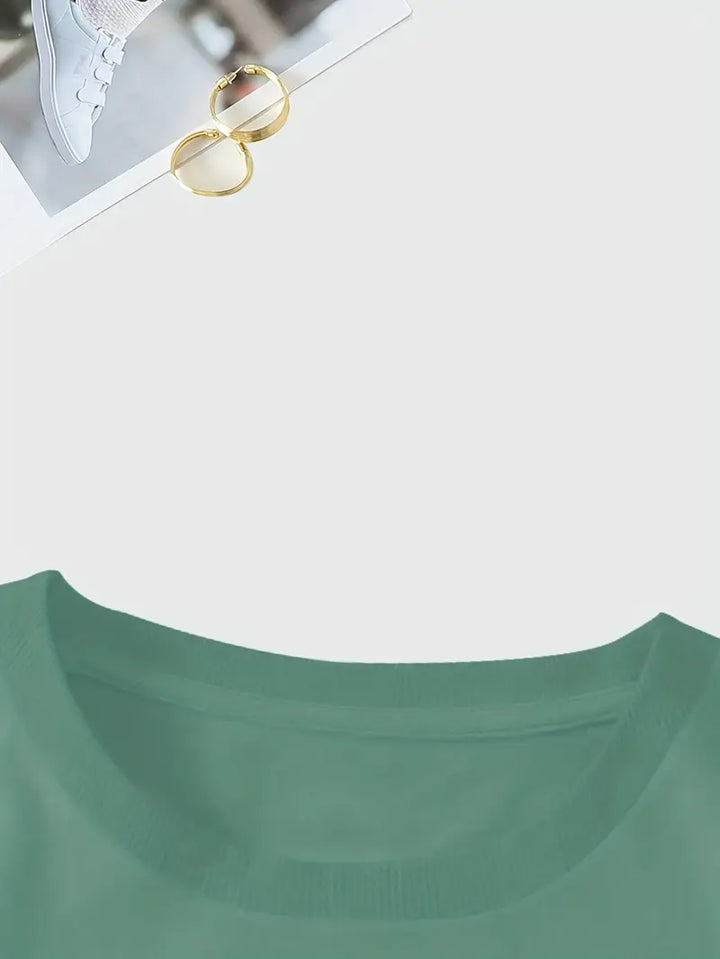Aimilia - フローラルプリントのエレガントな半袖Tシャツ