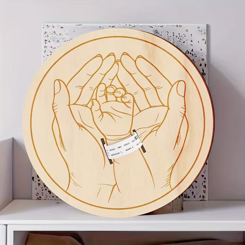 BirthMark - 木製誕生ブレスレットプレート