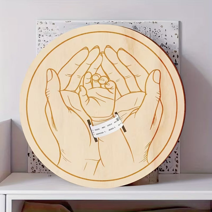 BirthMark - 木製誕生ブレスレットプレート