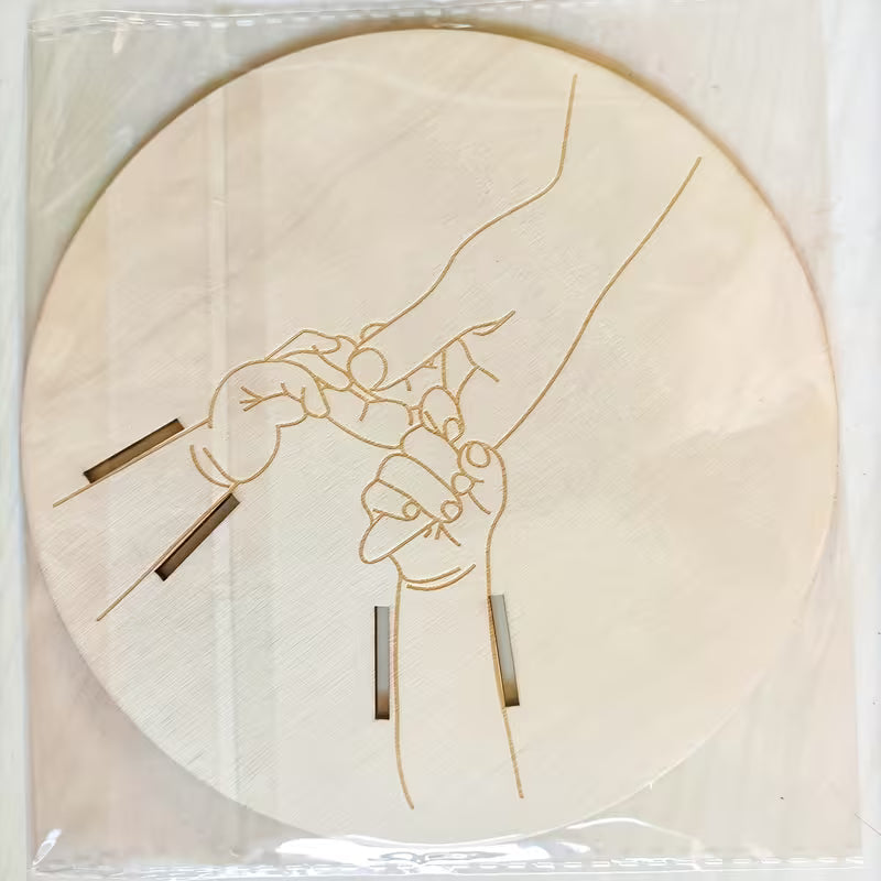 BirthMark - 木製誕生ブレスレットプレート