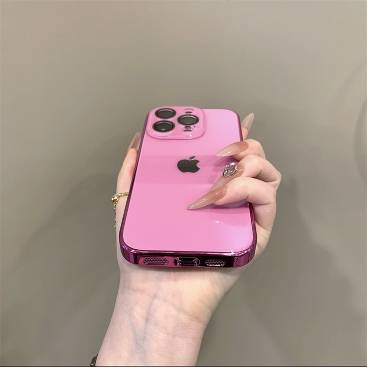 Chromelux – プレミアムメッキ加工ガラスレンズケース のために iPhone