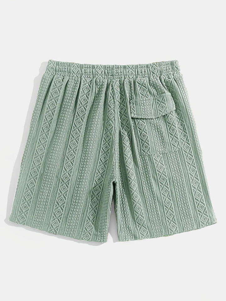 Andrew - 調整可能なドローストリングウエストのショートパンツ